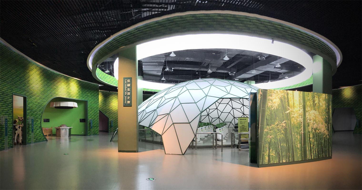 高端展馆数字交互设计极简科技风多人同屏答题系统(图1)